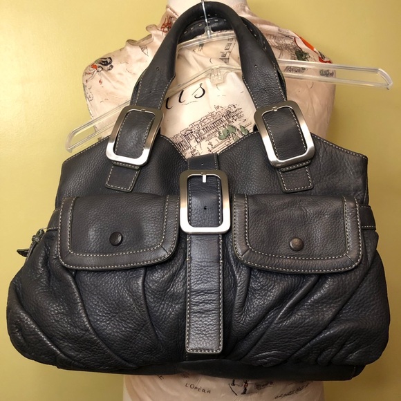 Cole Haan Handbags - Cole Haan big steel blue hobo.